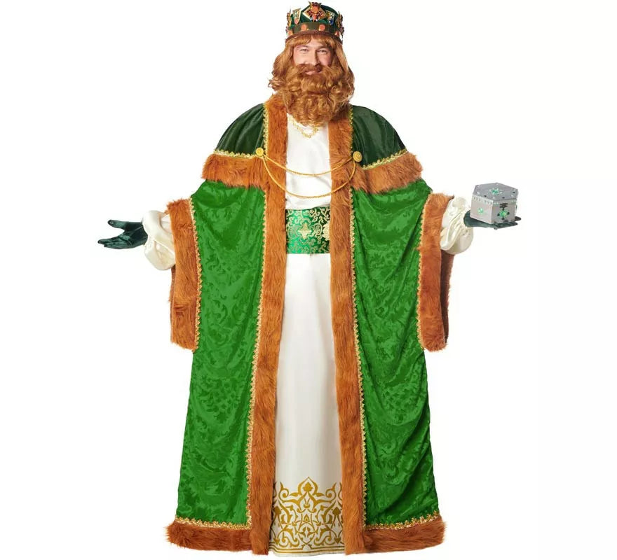 Translation missing: de.Disfraz o Traje de Rey Mago Gaspar DELUXE para hombre