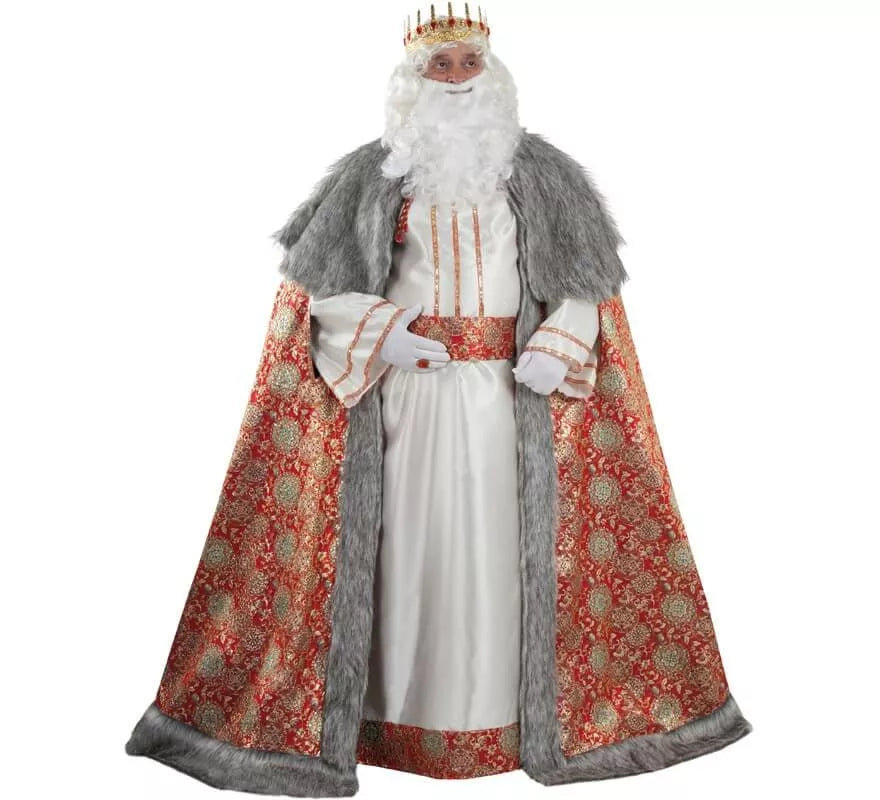 Translation missing: de.Disfraz o Traje de Rey Mago Melchor DELUXE para hombre