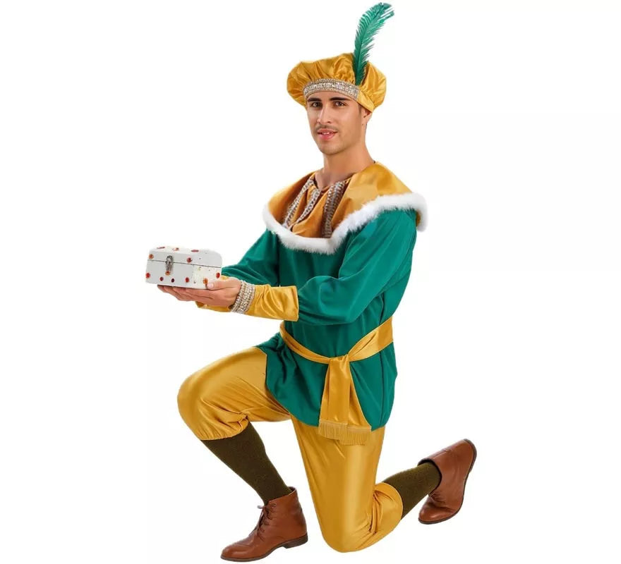 Translation missing: de.Disfraz o traje Paje del Rey Melchor extra adulto