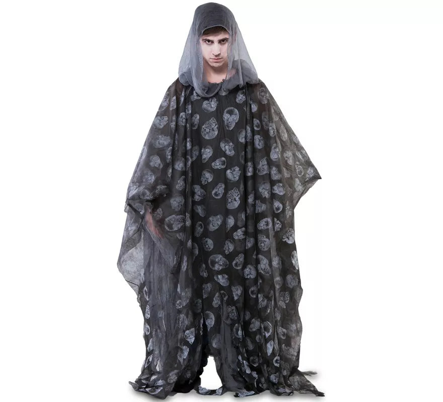 Translation missing: de.Disfraz o Túnica de Calaveras para adultos 175 cm