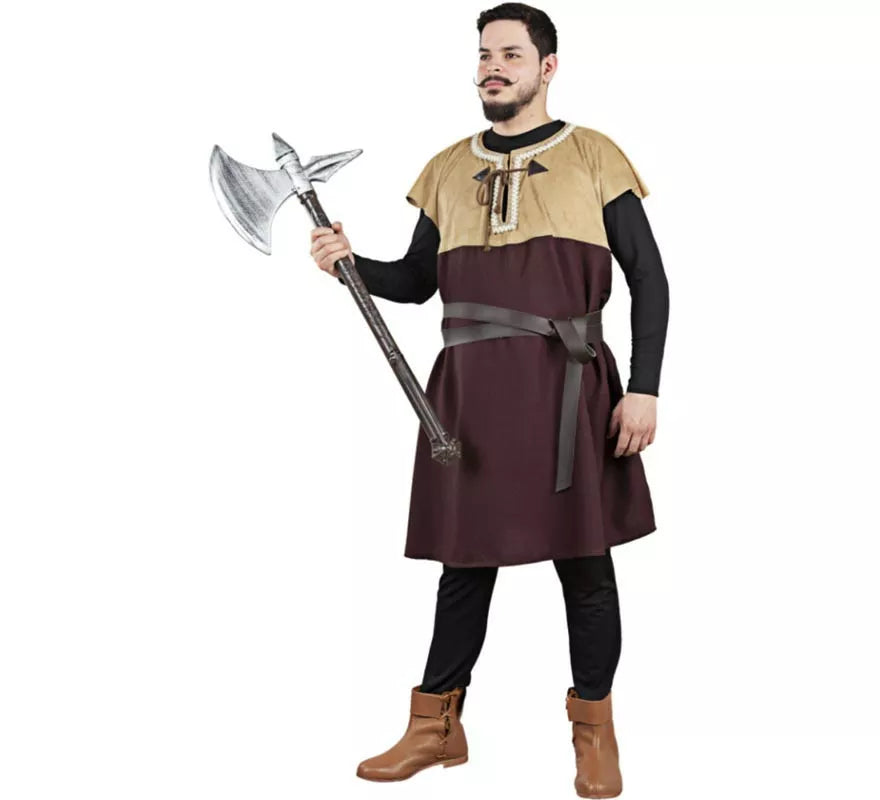 Translation missing: de.Disfraz o Túnica de Campesino Medieval bicolor para hombre