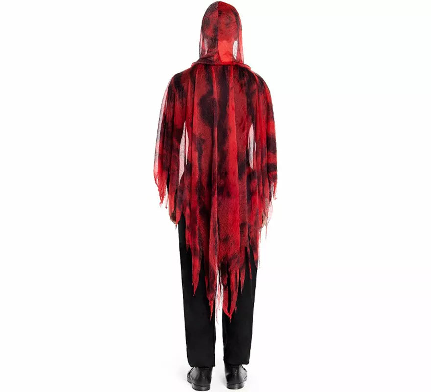 Translation missing: de.Disfraz o Túnica de Espíritu Maligno rojo para hombre