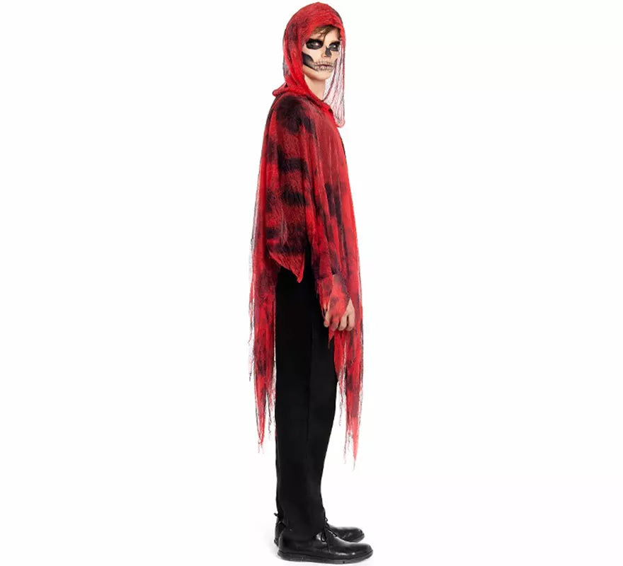 Translation missing: de.Disfraz o Túnica de Espíritu Maligno rojo para hombre