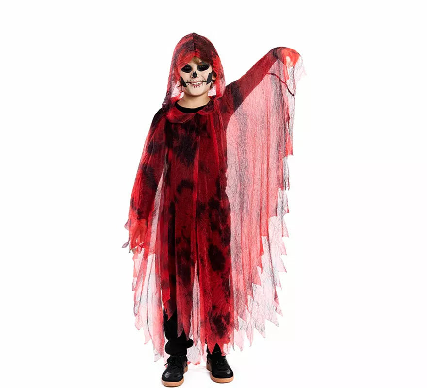 Translation missing: de.Disfraz o Túnica de Espíritu Maligno rojo para niño
