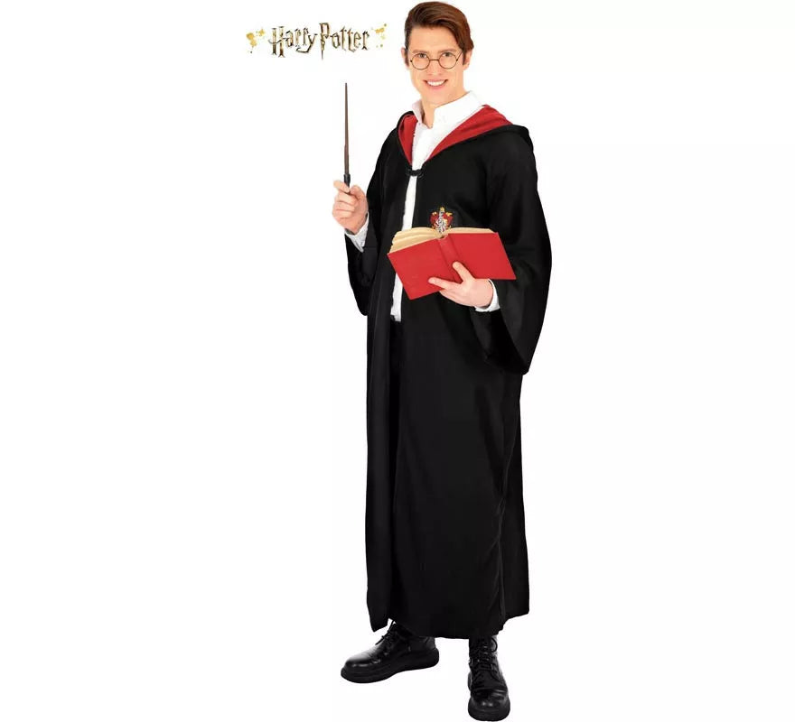Translation missing: de.Disfraz o Túnica de Harry Potter con capucha deluxe para hombre