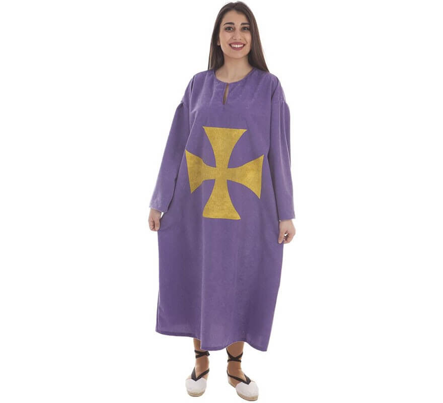 Translation missing: de.Disfraz o Túnica Purpura con Cruz para mujer