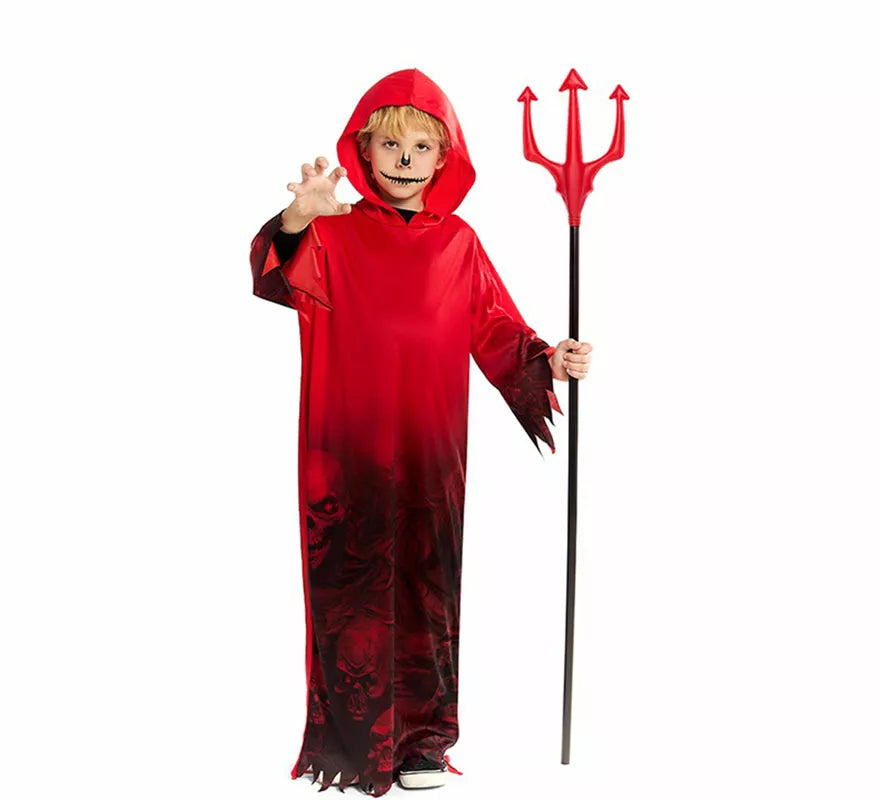 Translation missing: de.Disfraz o Túnica roja del Inframundo para niño