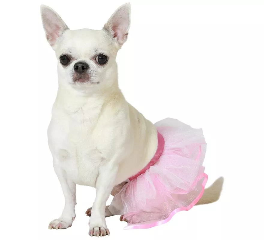 Translation missing: de.Disfraz o Tutú rosa para perro