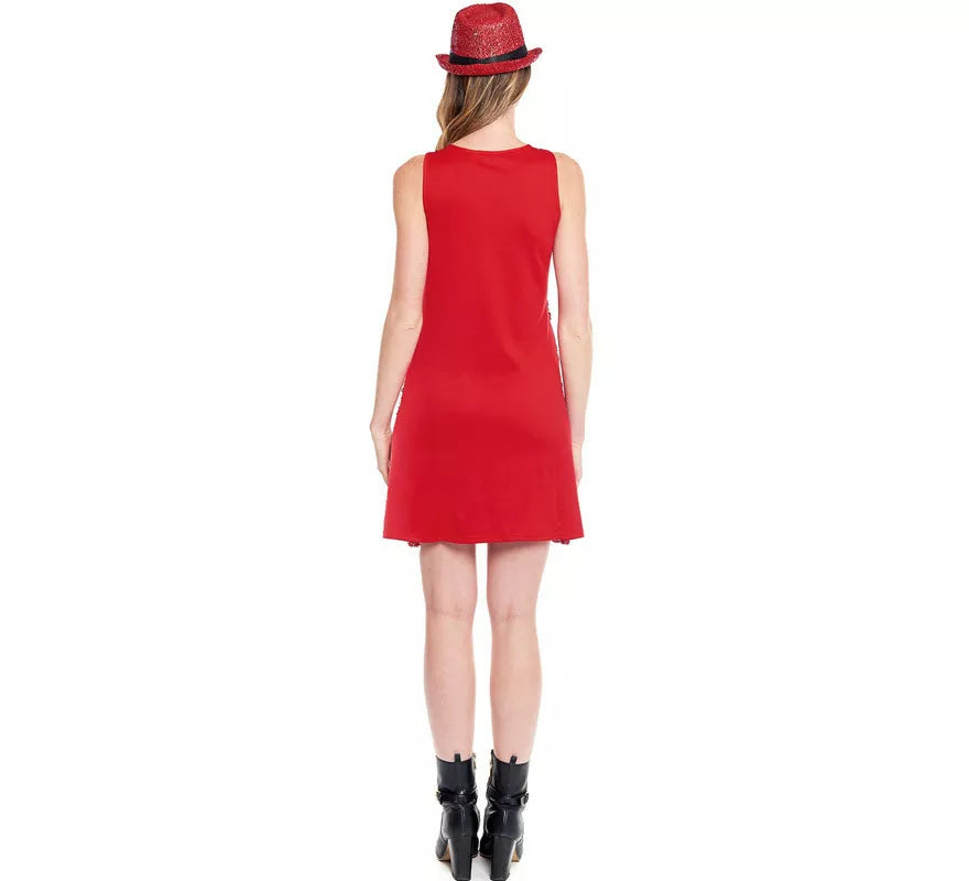 Translation missing: de.Disfraz o Vestido de Lentejuelas Rojo para mujer