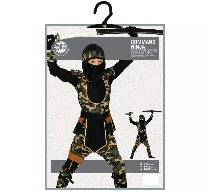 Translation missing: de.Disfraz para niños de Ninja Comando