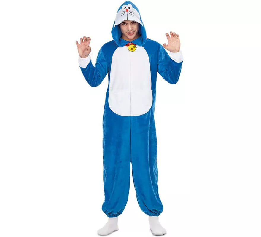 Translation missing: de.Disfraz Pijama de Doraemon para adultos
