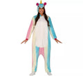 Disfraz Pijama de Unicornio Multicolor para adultos