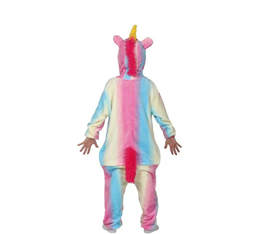 Translation missing: de.Disfraz Pijama de Unicornio Multicolor para niña