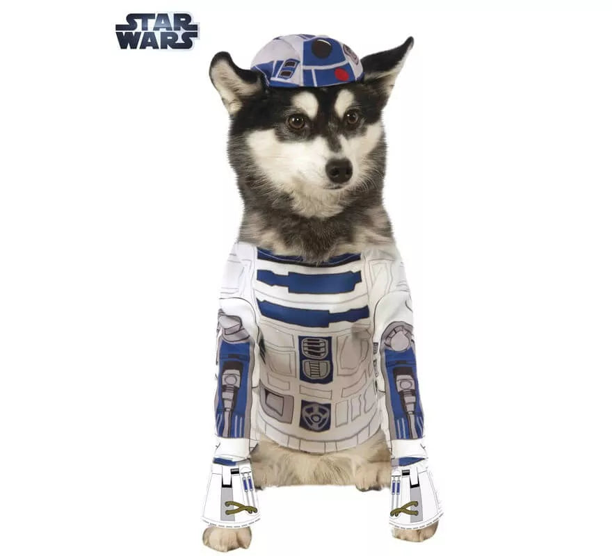 Translation missing: de.Disfraz Robot R2-D2 de Star Wars para perro