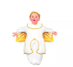 Goldenes Engelsack-Kostüm für Babys