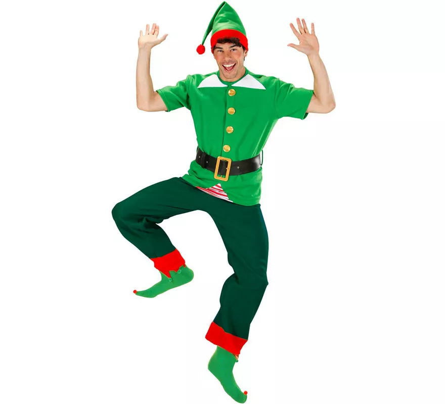 Translation missing: de.Disfraz Sudadera de Elfo y Elfa de Papá Noel para adultos