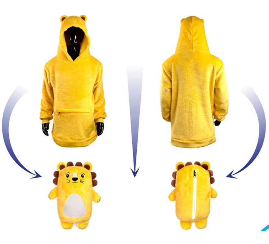 Translation missing: de.Disfraz Sudadera Peluche Lorenzo León infantil