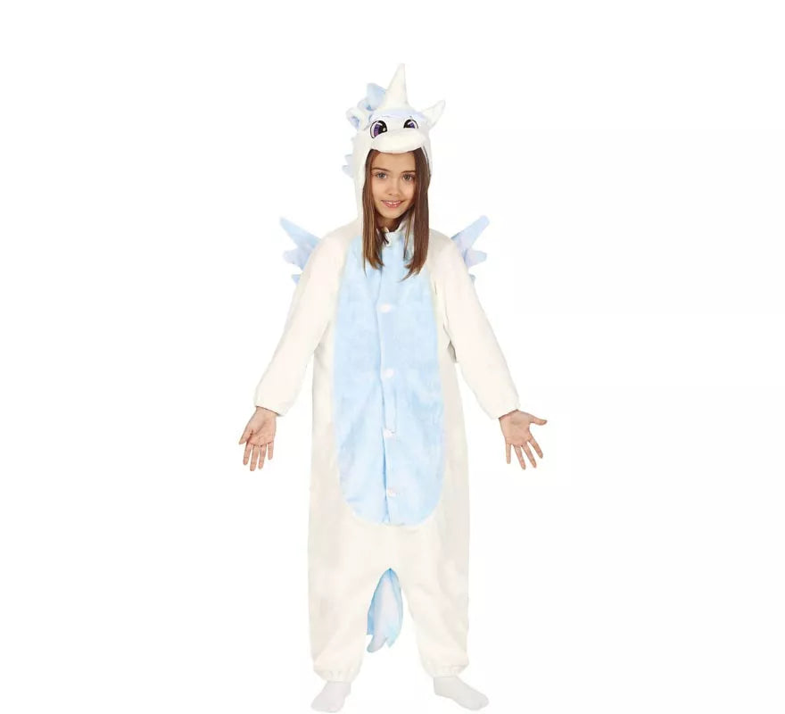 Translation missing: de.Disfraz tipo Pijama de Unicornio Azul para niños