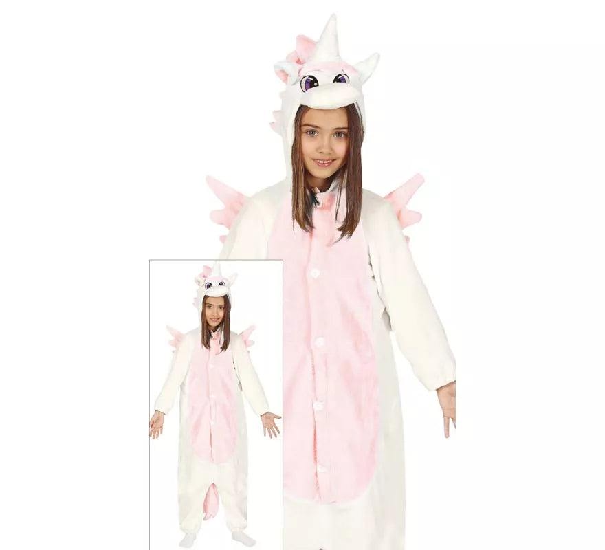 Translation missing: de.Disfraz tipo Pijama Unicornio Rosa para niña