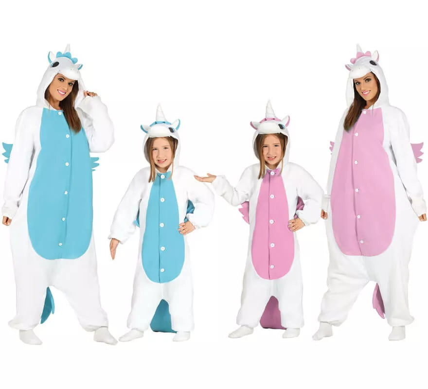Translation missing: de.Disfraz tipo Pijama Unicornio Rosa para niña