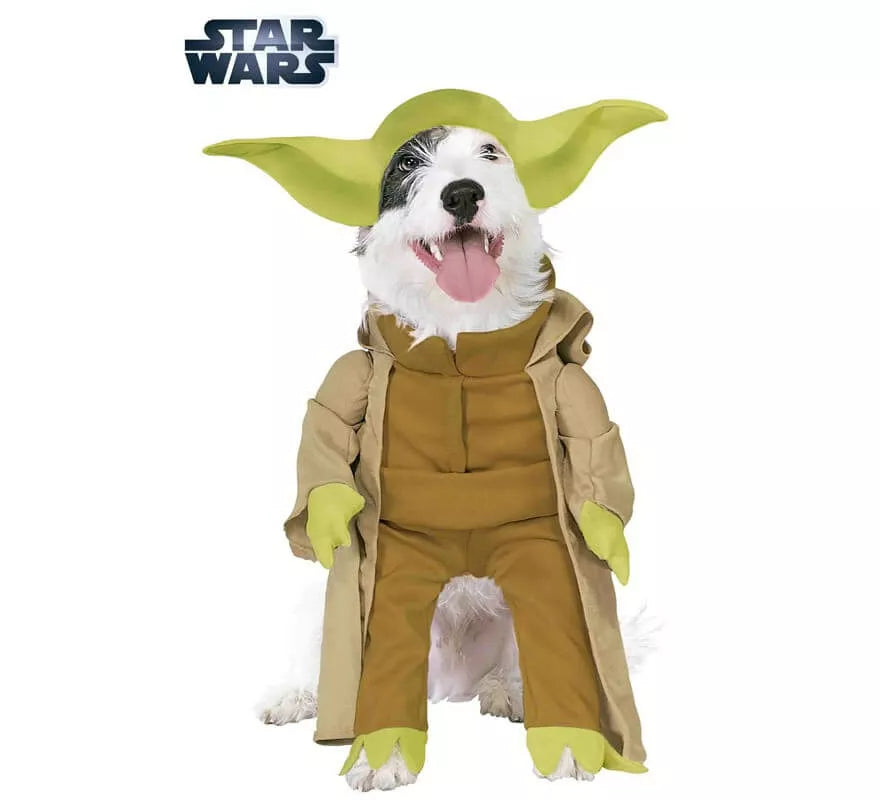 Translation missing: de.Disfraz Yoda deluxe de Star Wars para perro