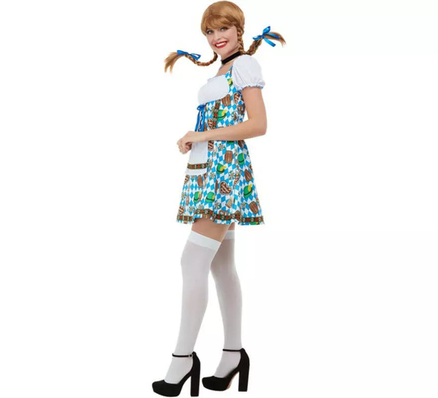 Translation missing: de.Disfraz de Alemana Oktoberfest Azul para mujer