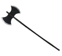Doppelte schwarze Axt des Henkers 100 cm