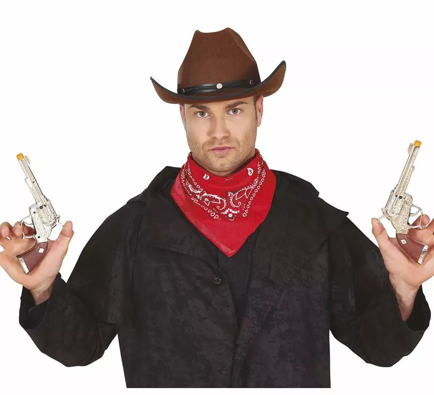 Translation missing: de.Dos Pistolas Largas de Vaquero de 20 cm