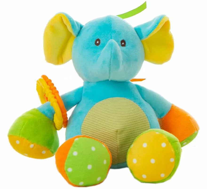 Translation missing: de.Elefante de Peluche turquesa infantil de 26 cm