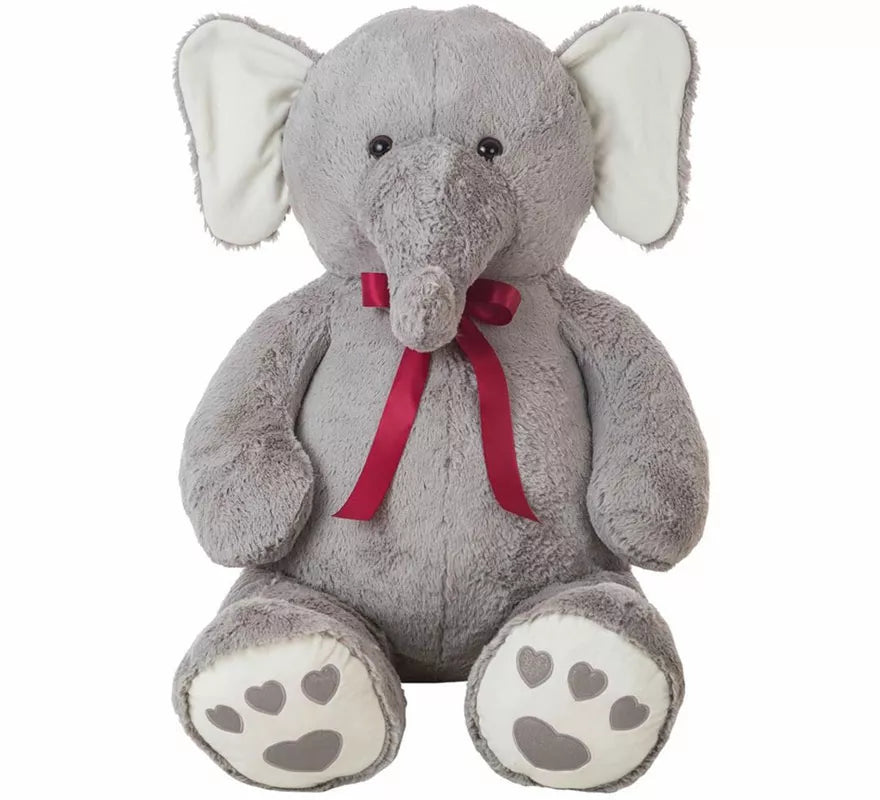 Translation missing: de.Elefante Wanda de Peluche con Lazo de 120 cm