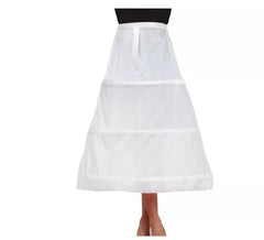 Langer weißer Petticoat für Erwachsene