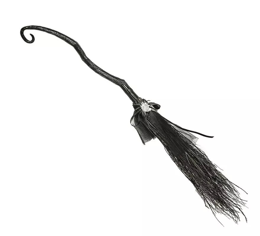 Translation missing: de.Escoba de Bruja con Araña negra 115 cm