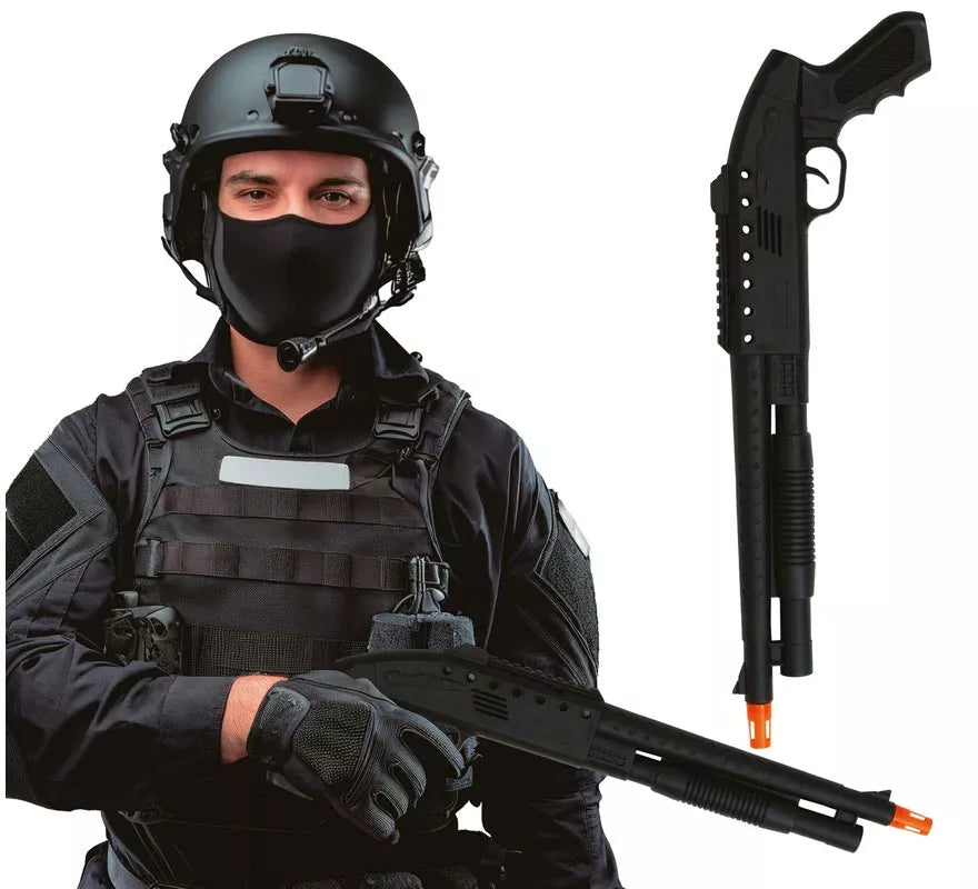 Translation missing: de.Escopeta Agente Swat de 46 cm de Plástico de Juguete