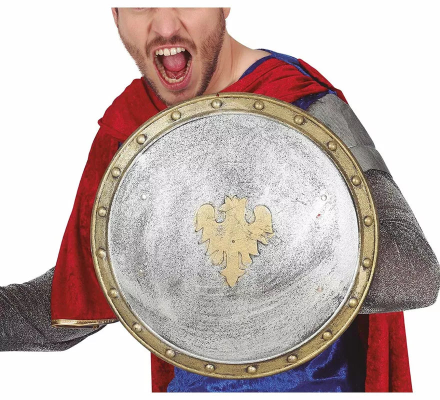 Translation missing: de.Escudo Medieval con Insignia de Águila de 37 cm