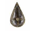 Escudo Medieval efecto envejecido plástico de 75x45 cm