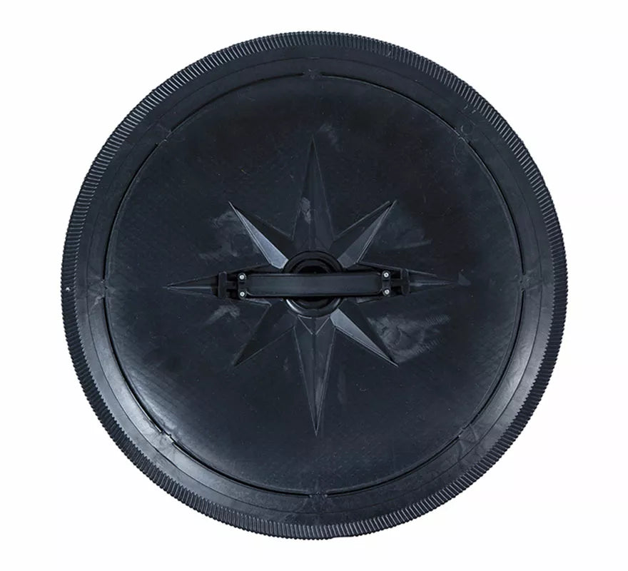 Translation missing: de.Escudo Romano Negro de 45 cm