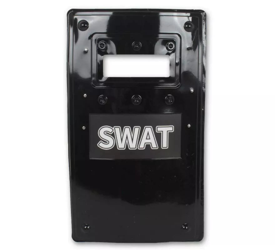 Translation missing: de.Escudo Swat antidisturbios negro de juguete de 66 cm