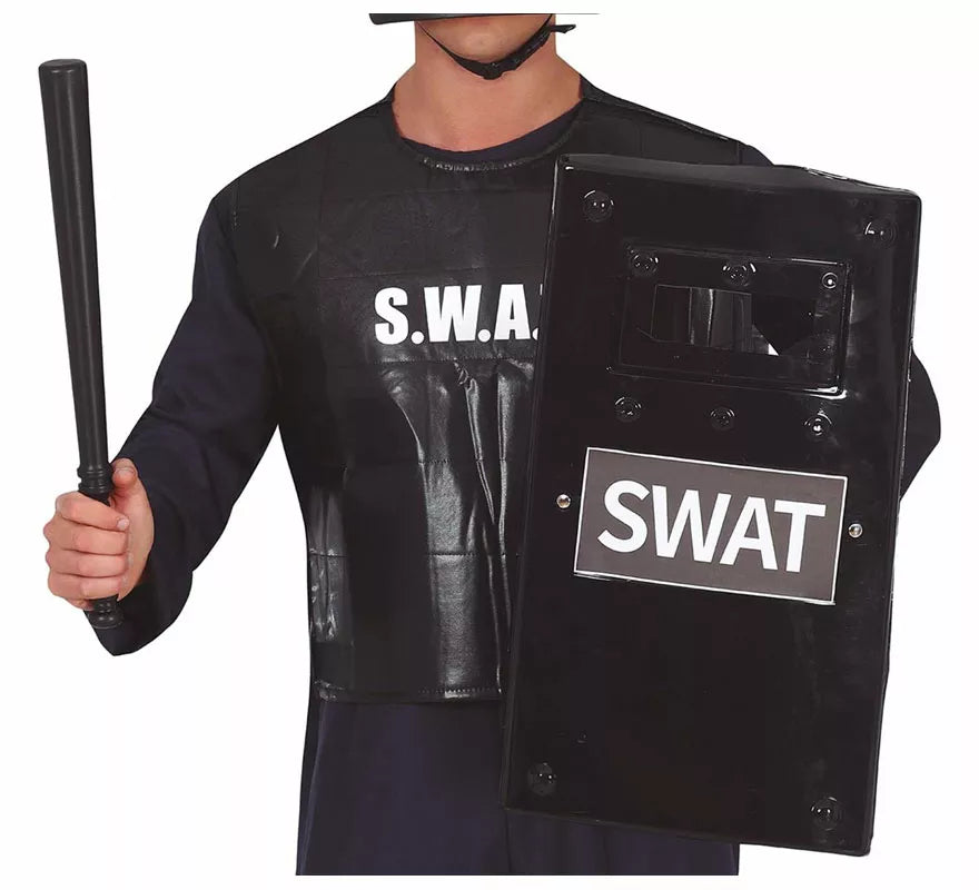 Translation missing: de.Escudo Swat Negro de 65x30 cm