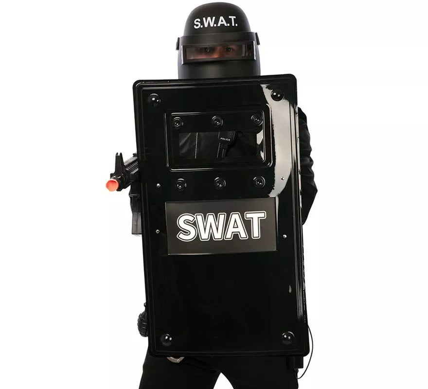 Translation missing: es.Escudo Swat negro de 66,5X38 cm