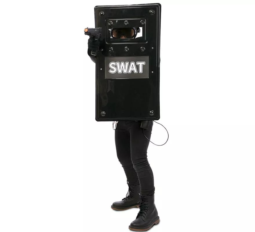 Translation missing: es.Escudo Swat negro de 66,5X38 cm