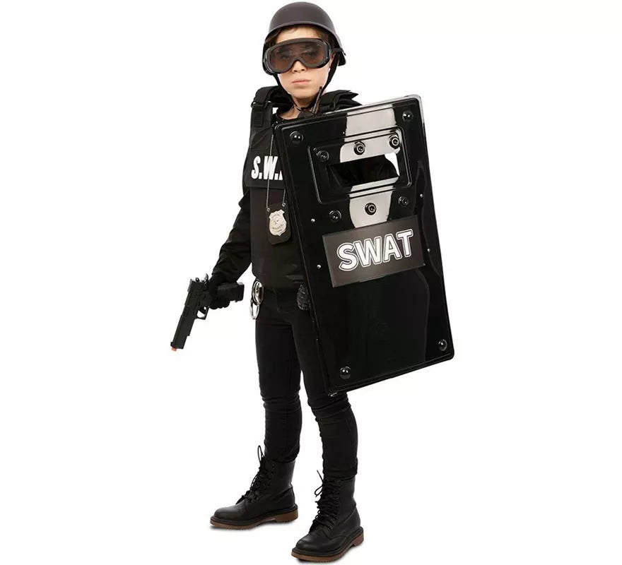 Translation missing: es.Escudo Swat negro de 66,5X38 cm