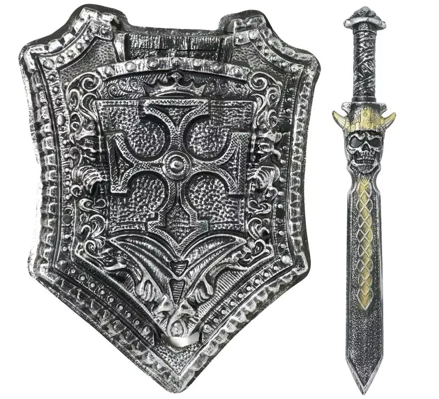 Translation missing: de.Escudo y Espada medieval de 48 y 59 cm