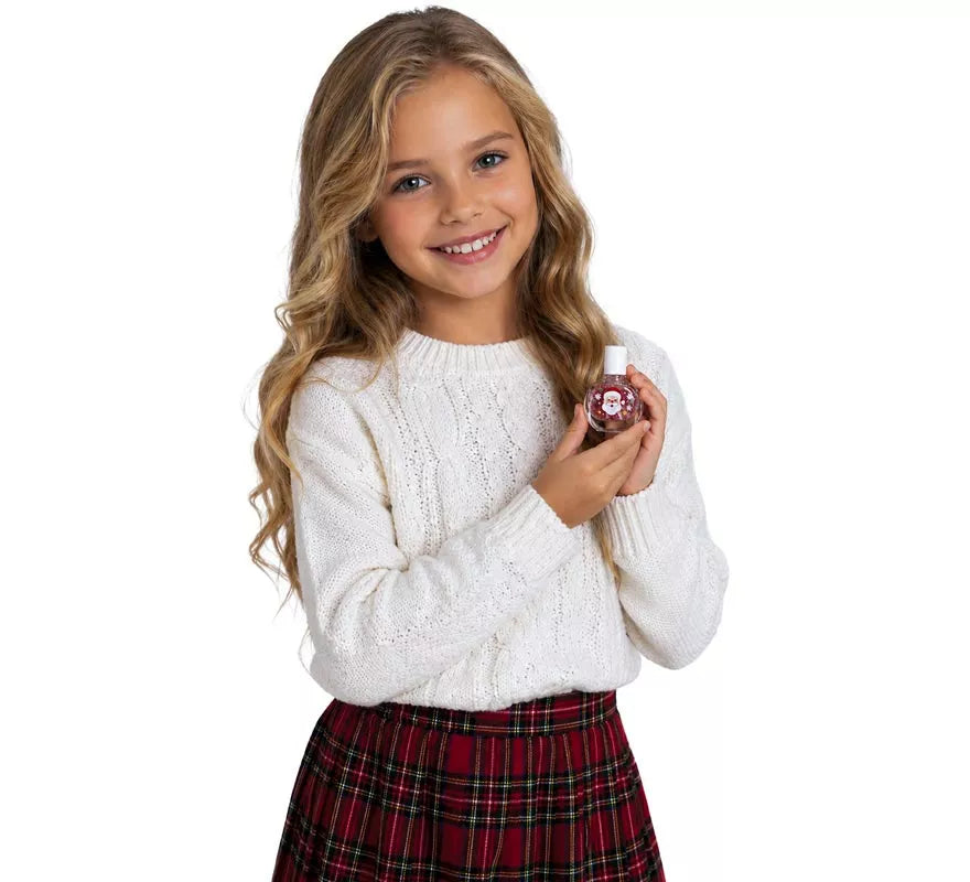 Translation missing: de.Esmalte de Uñas con Purpurina y Pegatinas Navideñas