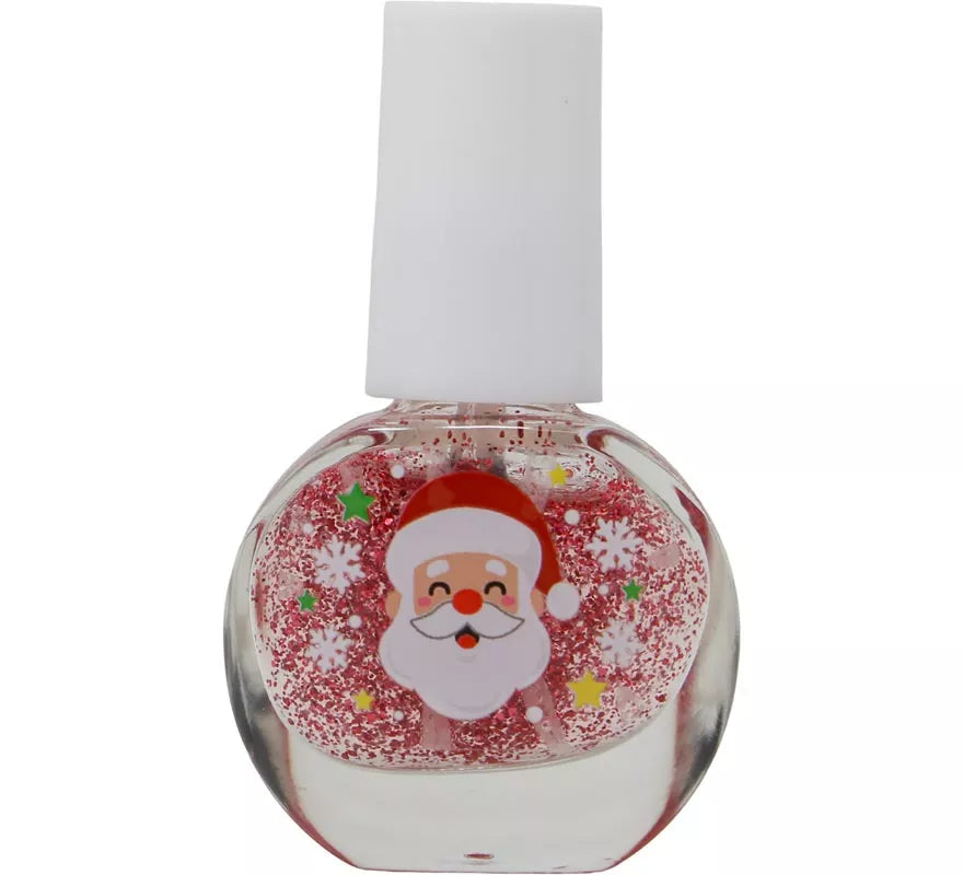 Translation missing: de.Esmalte de Uñas con Purpurina y Pegatinas Navideñas