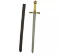 Espada de Caballero dorada Infantil de 62,5 cm
