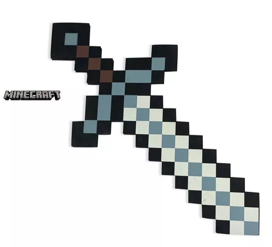 Translation missing: de.Espada de Minecraft negra de juguete 60x30 cm