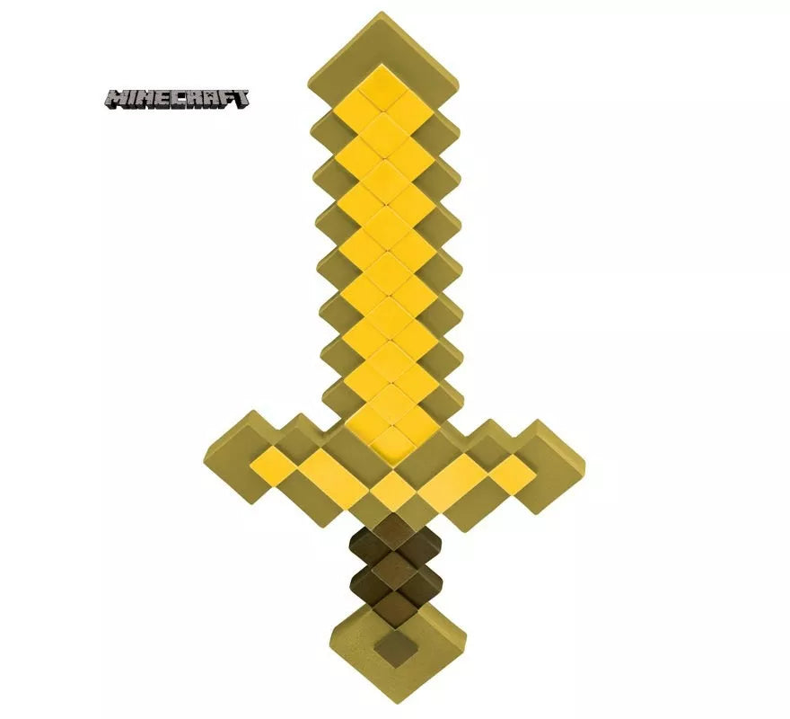 Translation missing: de.Espada de Minecraft Oro
