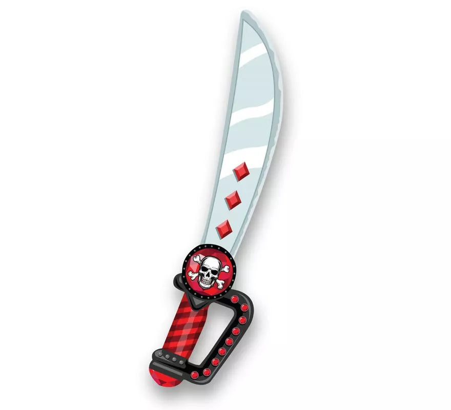 Translation missing: de.Espada de Pirata Calavera de Foam infantil