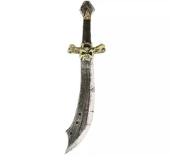 Piratenschwert mit Schaumschädel von 69 cm
