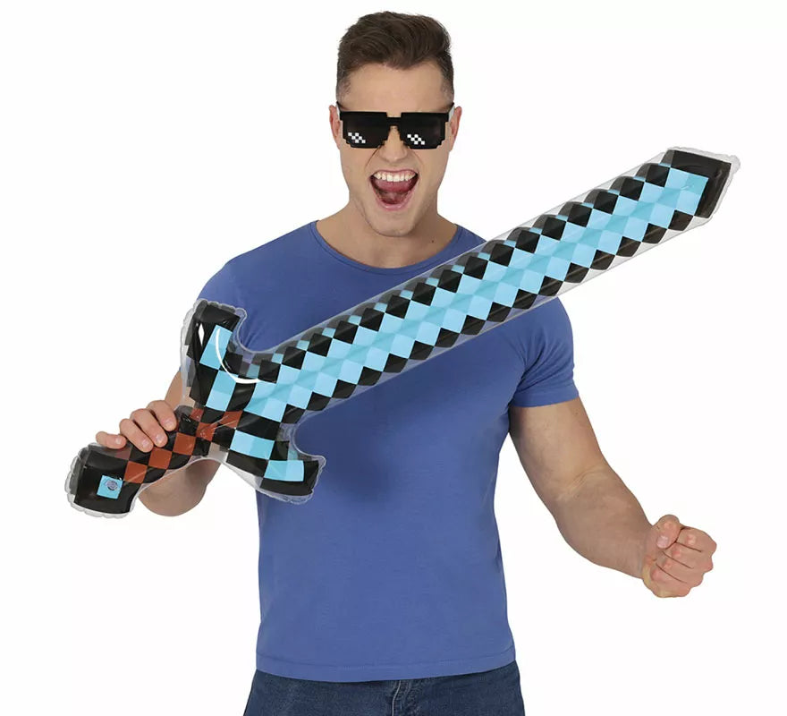 Translation missing: de.Espada de Pixel Hinchable de 90 cm